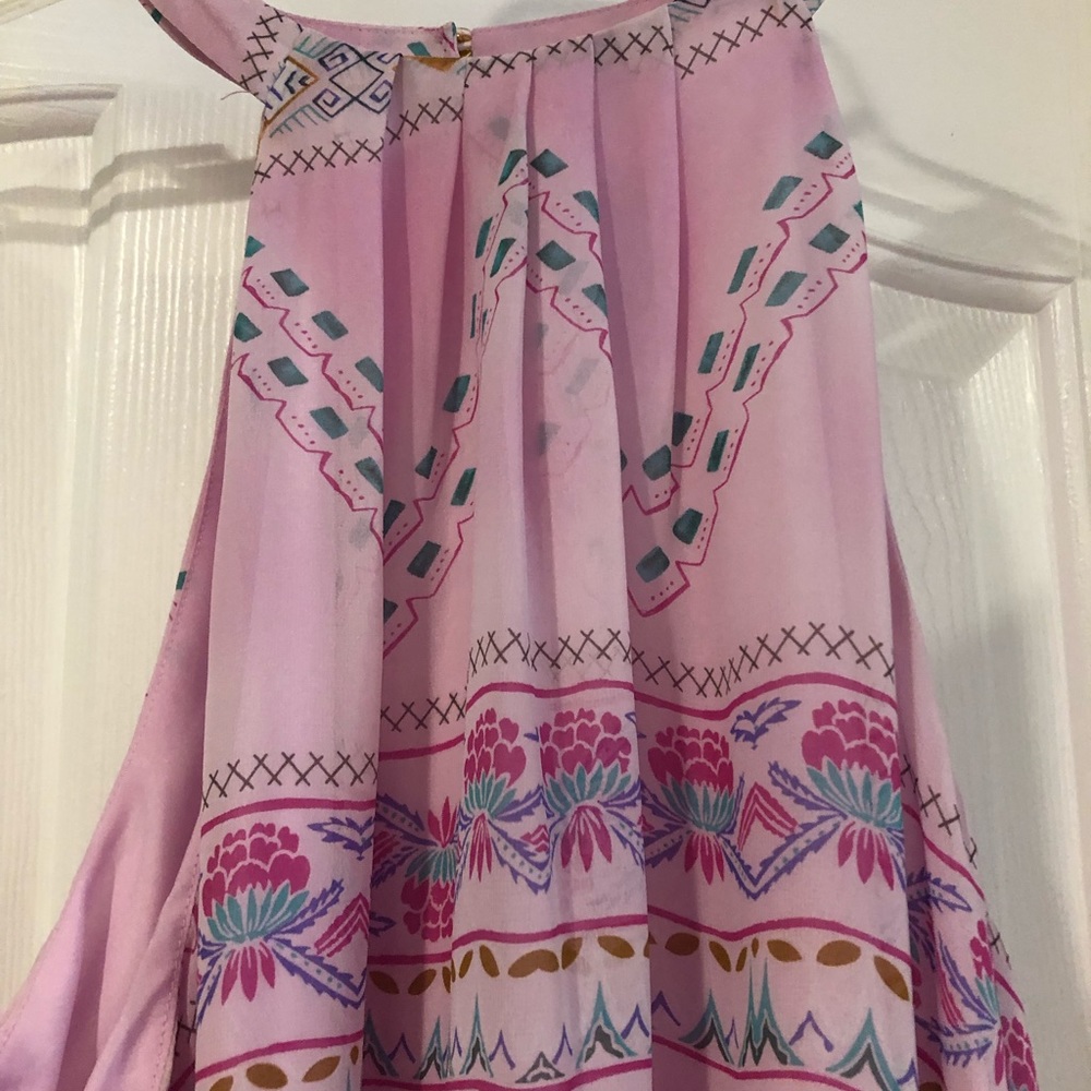 Cece Pink Halter Dress size 8 - Picture 2 of 8